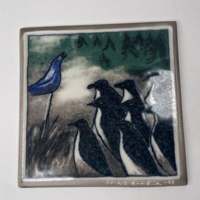 Arabia Heljä seinälaatta Konsertti