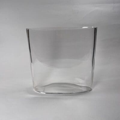 Iittala Ovalis Vase Clear 16,5cm Tapio Wirkkala