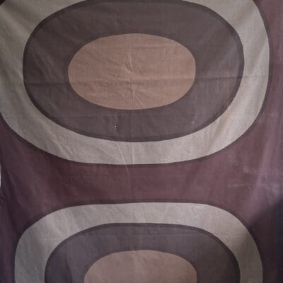 Marimekko Curtain Melooni dark brown  137x227cm Maija Isola
