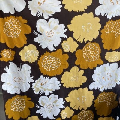 Marimekko vintage Fabric Pioni 130x170cm Maija Isola