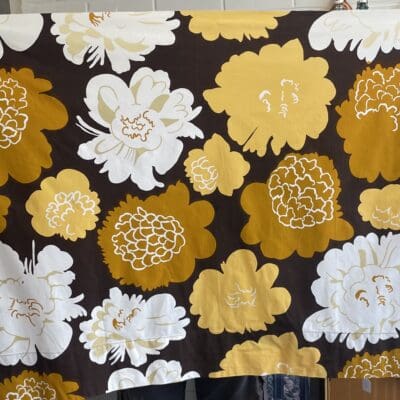 Marimekko vintage Fabric Pioni 128x95cm Maija Isola