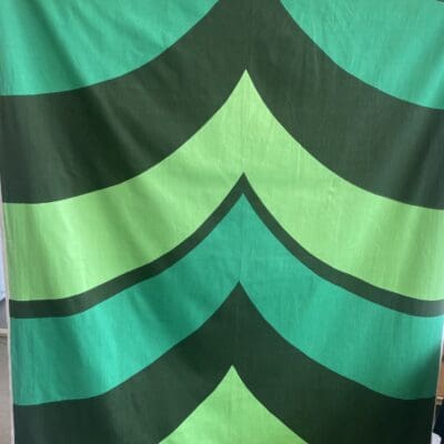 Tampella Vulcano Curtian green 126x156cm Marjatta Metsovaara