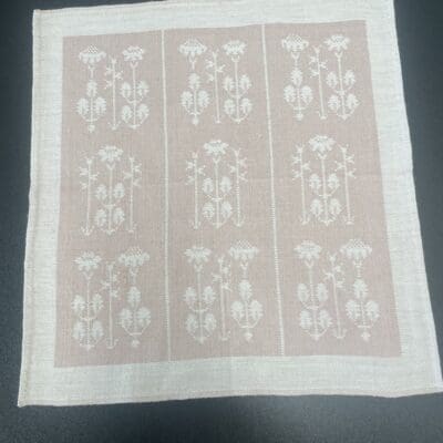 Tampella Yrttitarha Placemat Pink 30,5x32,5cm Dora Jung