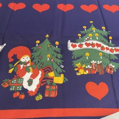 Christmas fabric Elf Girl 136x144cm