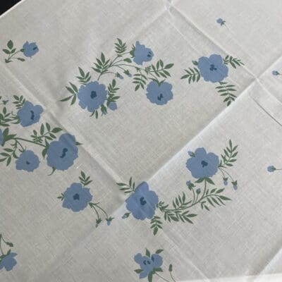 Marimekko Scarf Blue Flowers 76x84cm