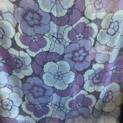 Blue pattern Curtain 130x177cm