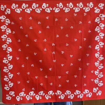Finlayson Ruusunen Tablecloth 83x90cm red