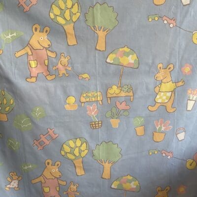 Finlayson Fabric Nalle 150x295cm light blue Liisa Kota