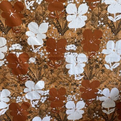 Brown Meadow Flowers Tablecloth 148x165cm