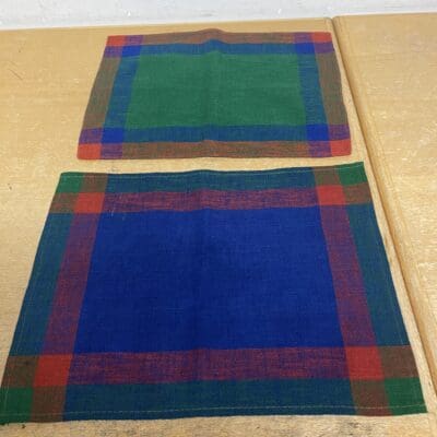 Finlayson Placemats blue and green 42,5x32cm cotton
