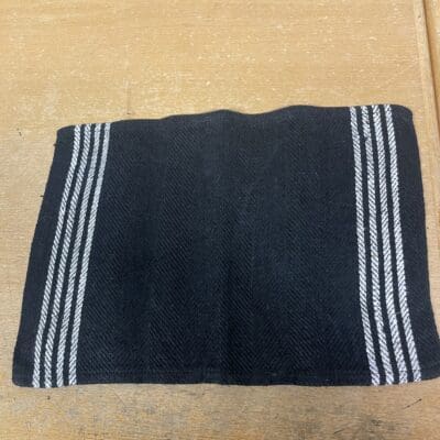 Tampella Placemat Black 30x43cm linen