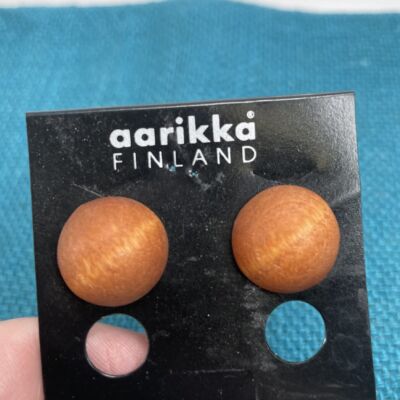 Aarikka Wooden Cufflinks