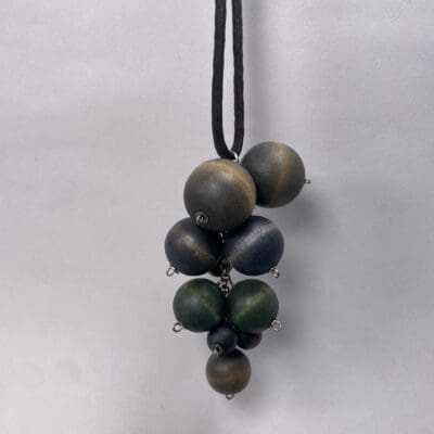 Aarikka Wooden Necklace Green