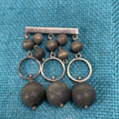 Aarikka vintage Brooch 4x6cm 1960's