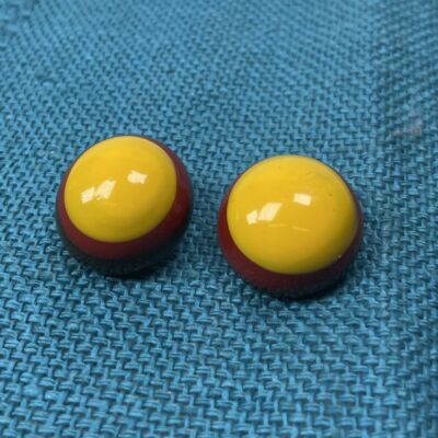 Vintage klipsikorvikset muovia 25mm