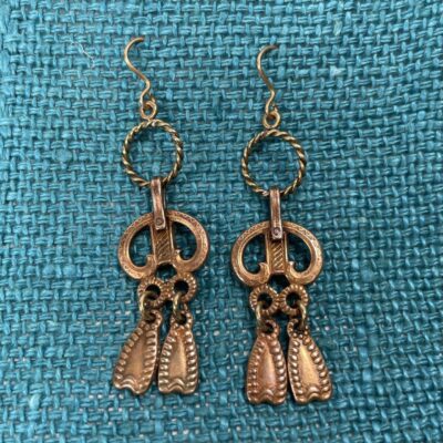 Kalevalakoru earrings Viipurin rinkeli