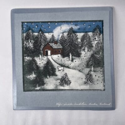 Heljä wallplate Mökki Arabia