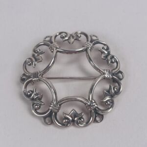 Kalevalakoru Suotniemen solki hopea 45mm