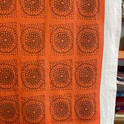 Retro Fabric Orange 140x137cm