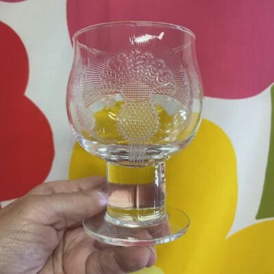 Nuutajärvi Silja Wine glass 12cm Heikki Orvola