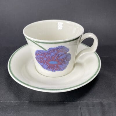 Arabia Illusia Coffee cup Purple Fujiwo Ishimoto