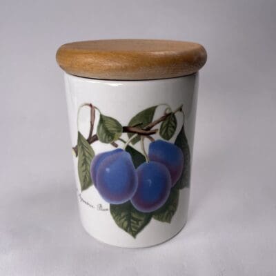 Portmeirion Pomona Plum Jar 12cm