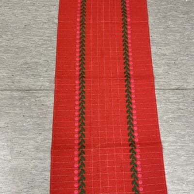 Finlayson red runner 31x82cm