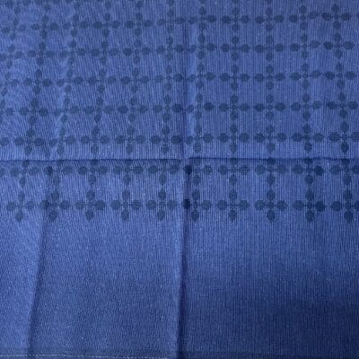 Barker sininen pöytäliina 100x100cm ja neljä lautasliinaa