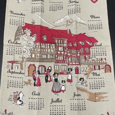 Calendar Teatowel 2019