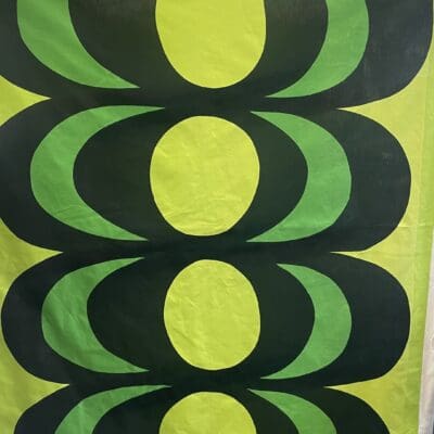 Marimekko Fabric Kaivo Green vintage 140x170cm Maija Isola