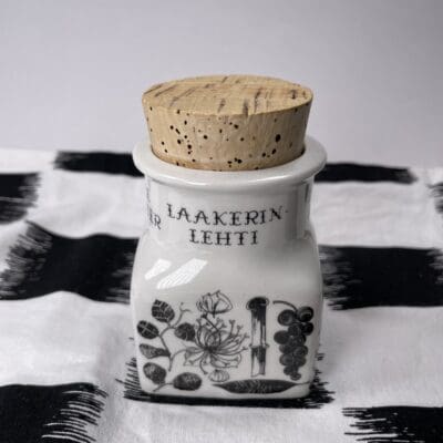 Arabia Spice Jar Bay Leaf 7,7cm Esteri Tomula