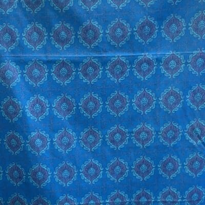 Sininen vintage kangas 91x200cm