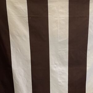 Brown Stripes Tablecloth / Curtain 143x240cm