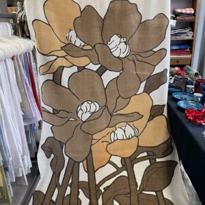 Curtain Big Flowers Howard Smith 130x244cm