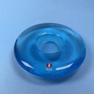 Iittala Nappi Votive Light Blue 12,5cm Markku Salo