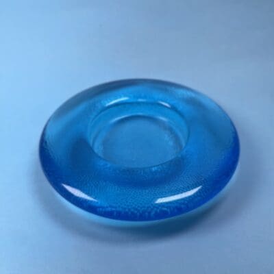 Iittala Nappi Candle Holder light blue 15cm Markku Salo