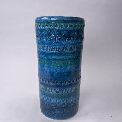 Bitossi Rimini Blue Vase 15,5cm Aldo Londi