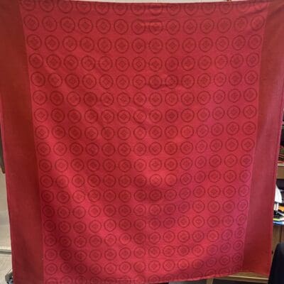 Barker Tablecloth Round Pattern 124x125cm
