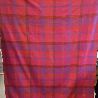 Checkered Tablecloth Pink 135x240cm
