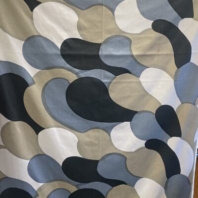 Marimekko Curtain/ Tablecloth Villikaali blue 126x205cm Maija Isola