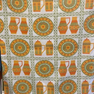 Pitcher patterns Retro Curtain 95x118cm