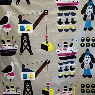 Marimekko Fabric Laivakoira 145x325cm Jenni Tuominen