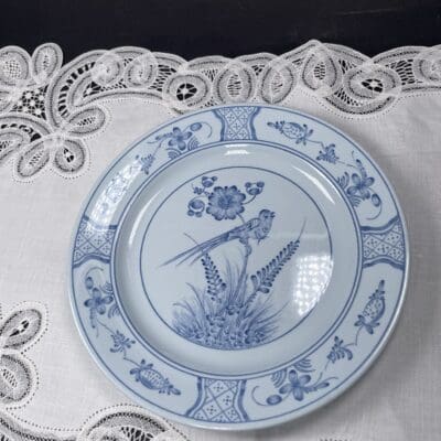 Rörstrand Fågel Blå plate 19cm