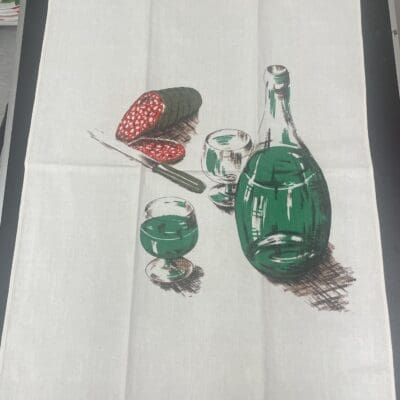 Retro Tea Towel Mortadella