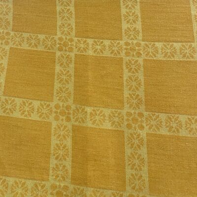 Tampella Tablecloth Yellow Kukkaraita 135x130cm Leena Korpinen