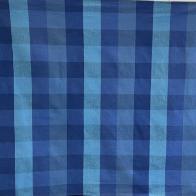 Chekered Tablecloth Blue 91x78cm