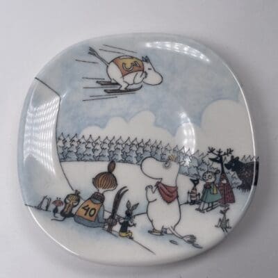Moomin wallplate 12x12cm Moomin Jump Slope