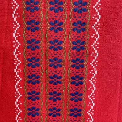 Small Tablecloth Blue Flowers 30x32cm