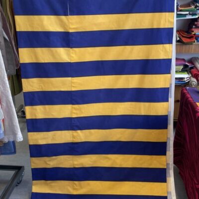 Marimekko kangas Galleria sinikeltainen 195x220cm