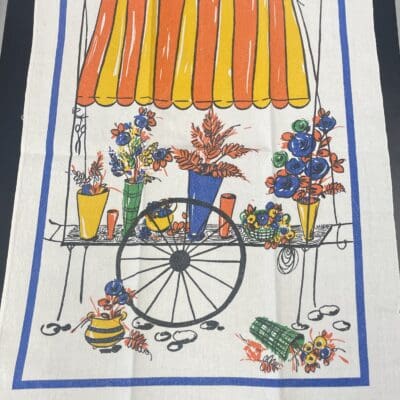 Tea Towell Flower Market